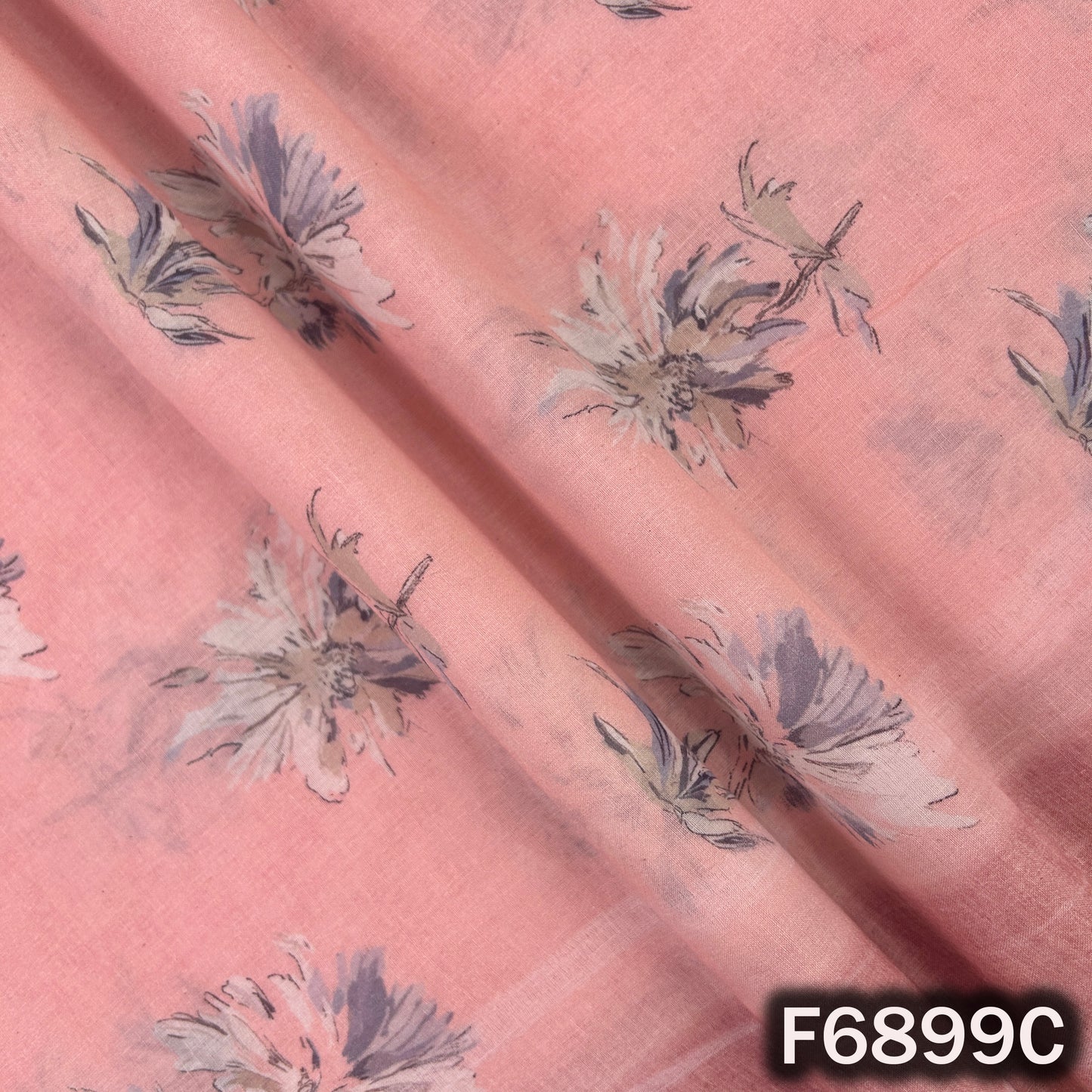 Digital Print Hakoba Cambric Cotton Fabric - F6899