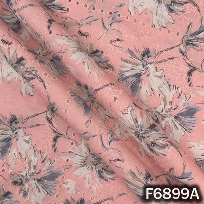 Digital Print Hakoba Cambric Cotton Fabric - F6899