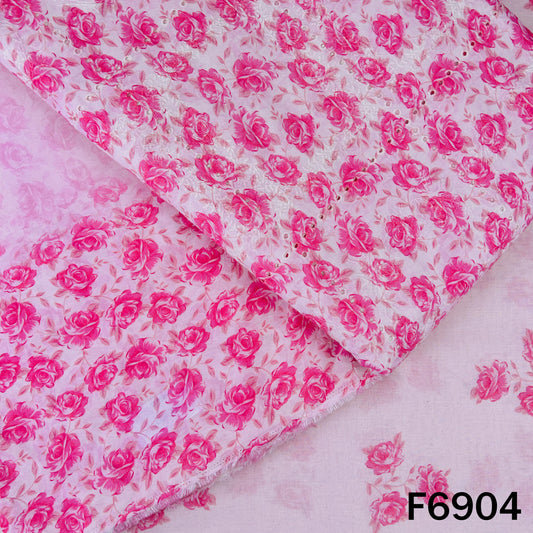 Digital Print Hakoba Cambric Cotton Fabric - F6904