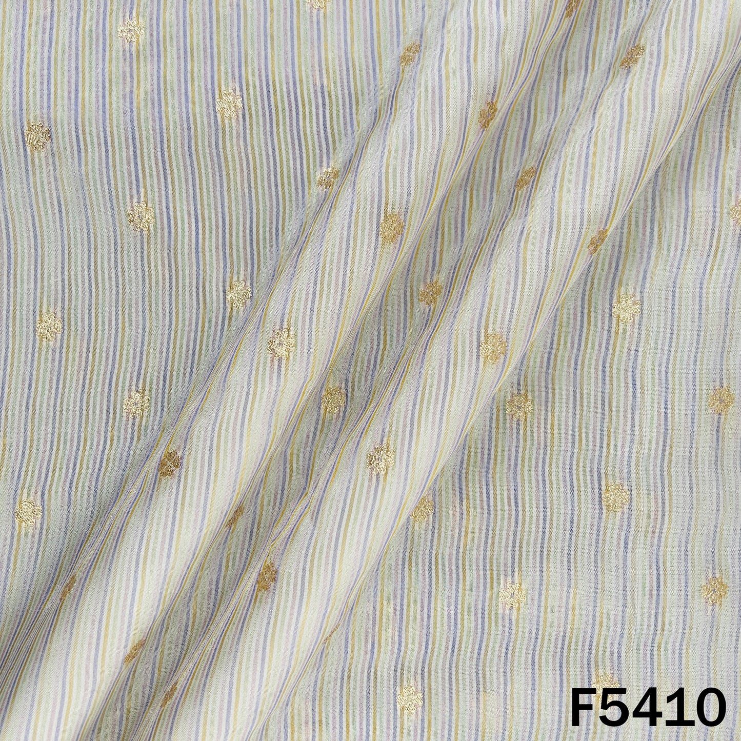 Zari Work Banarasi Tissue Fabric - F5410