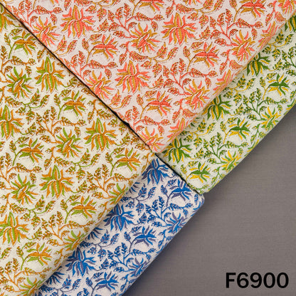 Floral Print Cotton Fabric - F6900