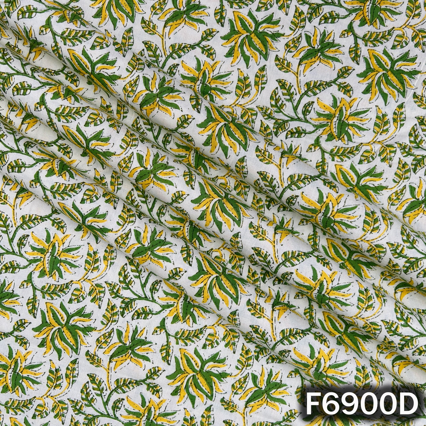 Floral Print Cotton Fabric - F6900