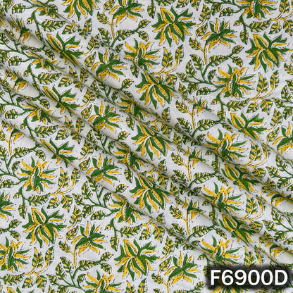 Floral Print Cotton Fabric - F6900