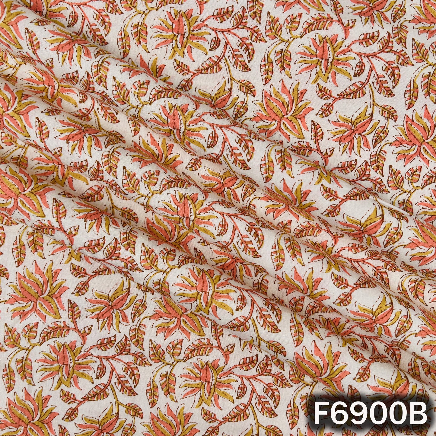 Floral Print Cotton Fabric - F6900