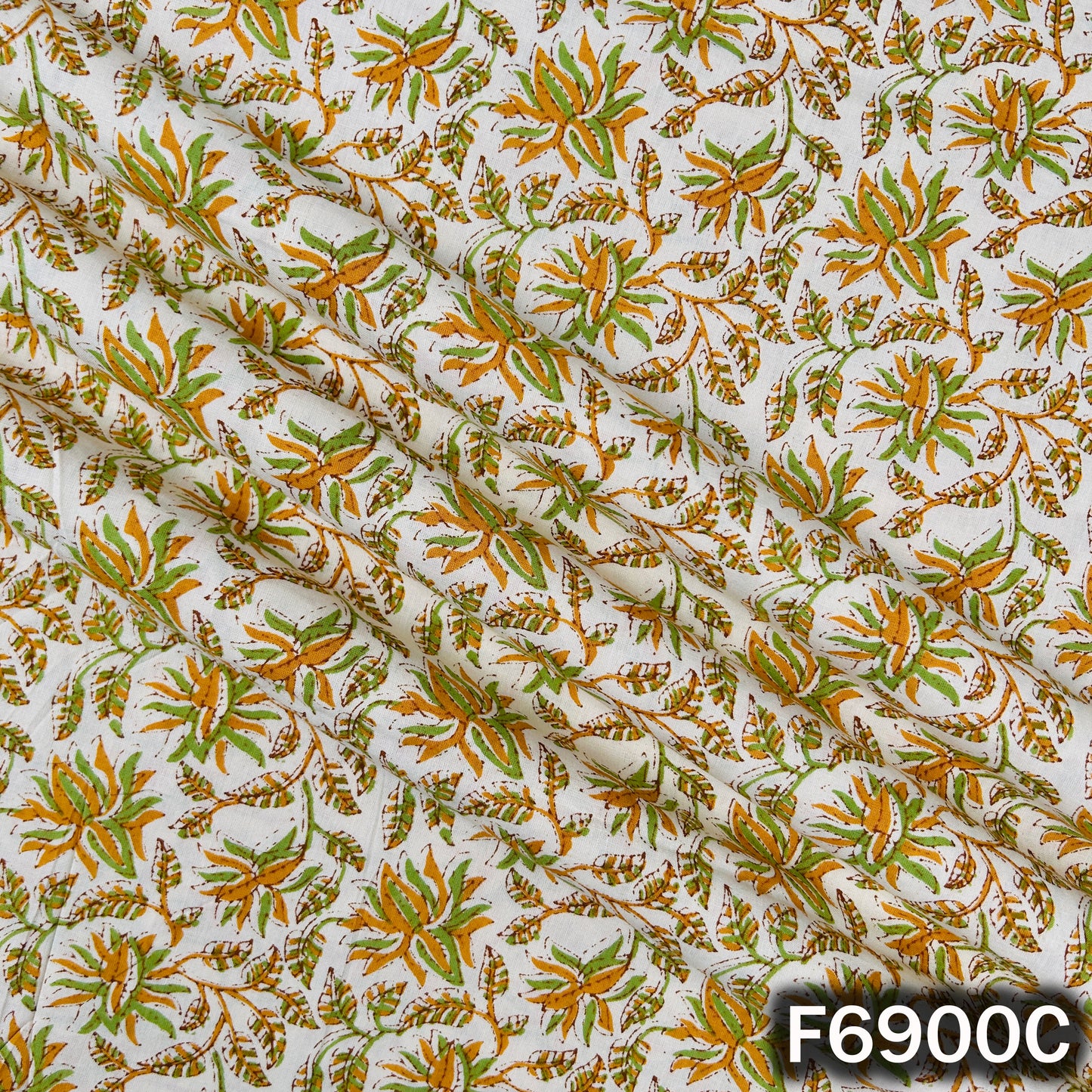 Floral Print Cotton Fabric - F6900