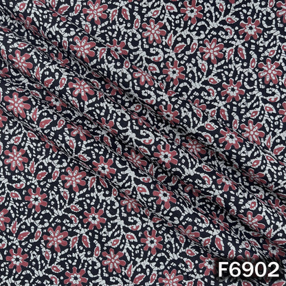 Floral Print Cotton Fabric - F6902