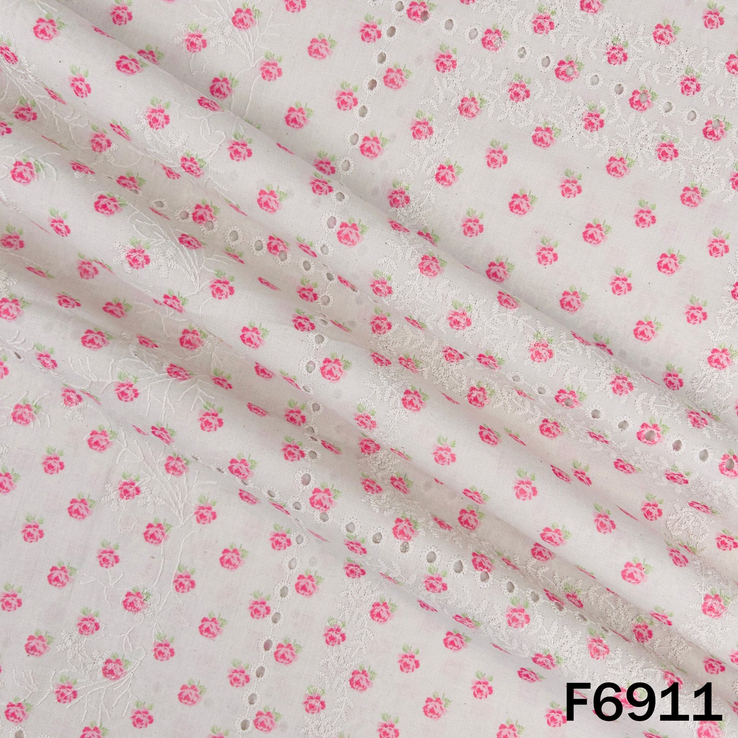 Digital Print Hakoba Cambric Cotton Fabric - F6911
