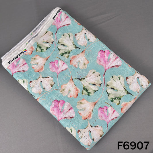 Digital Print Hakoba Cambric Cotton Fabric - F6907