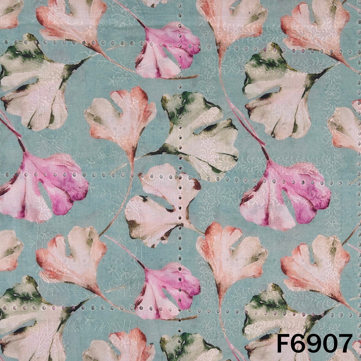 Digital Print Hakoba Cambric Cotton Fabric - F6907