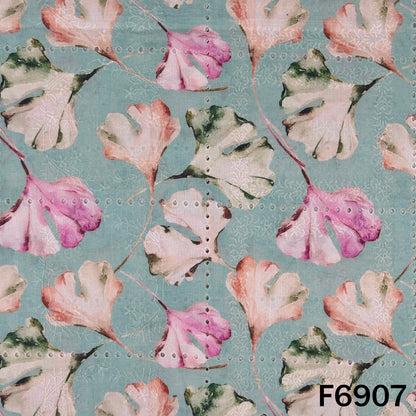 Digital Print Hakoba Cambric Cotton Fabric - F6907