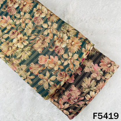 Digital Print Shimmer Tissue Fabric - F5419