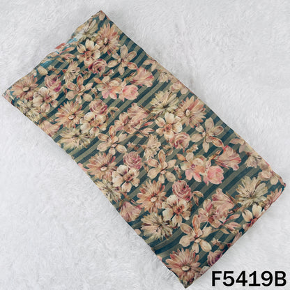 Digital Print Shimmer Tissue Fabric - F5419