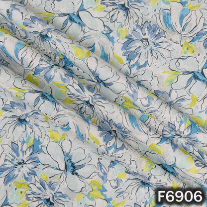 Digital Print Hakoba Cambric Cotton Fabric - F6906