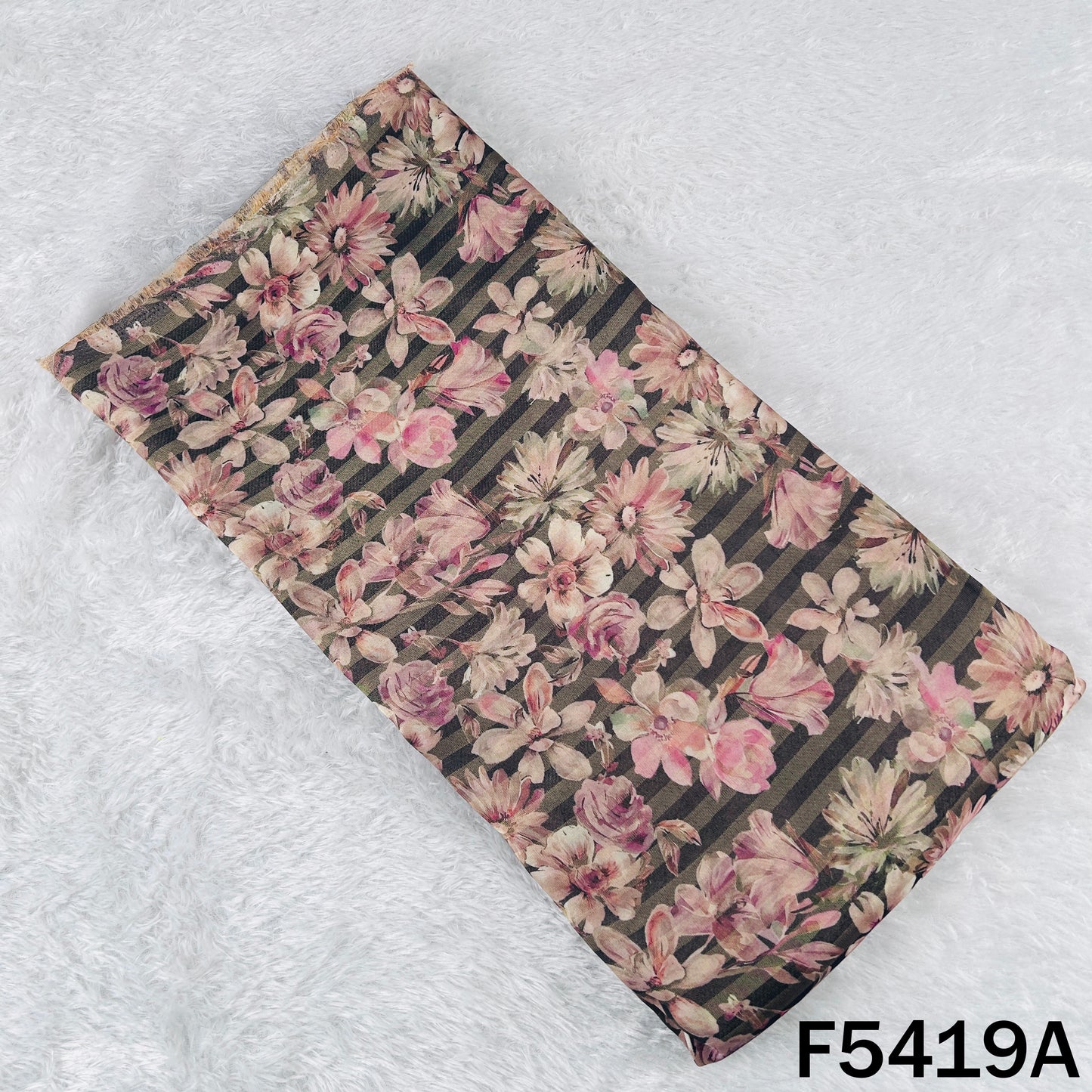 Digital Print Shimmer Tissue Fabric - F5419