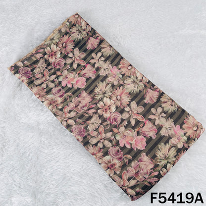 Digital Print Shimmer Tissue Fabric - F5419