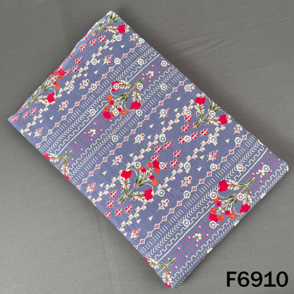 Digital Print Hakoba Cambric Cotton Fabric - F6910