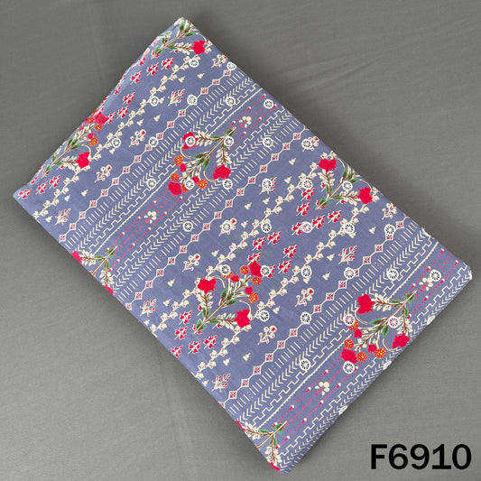Digital Print Hakoba Cambric Cotton Fabric - F6910