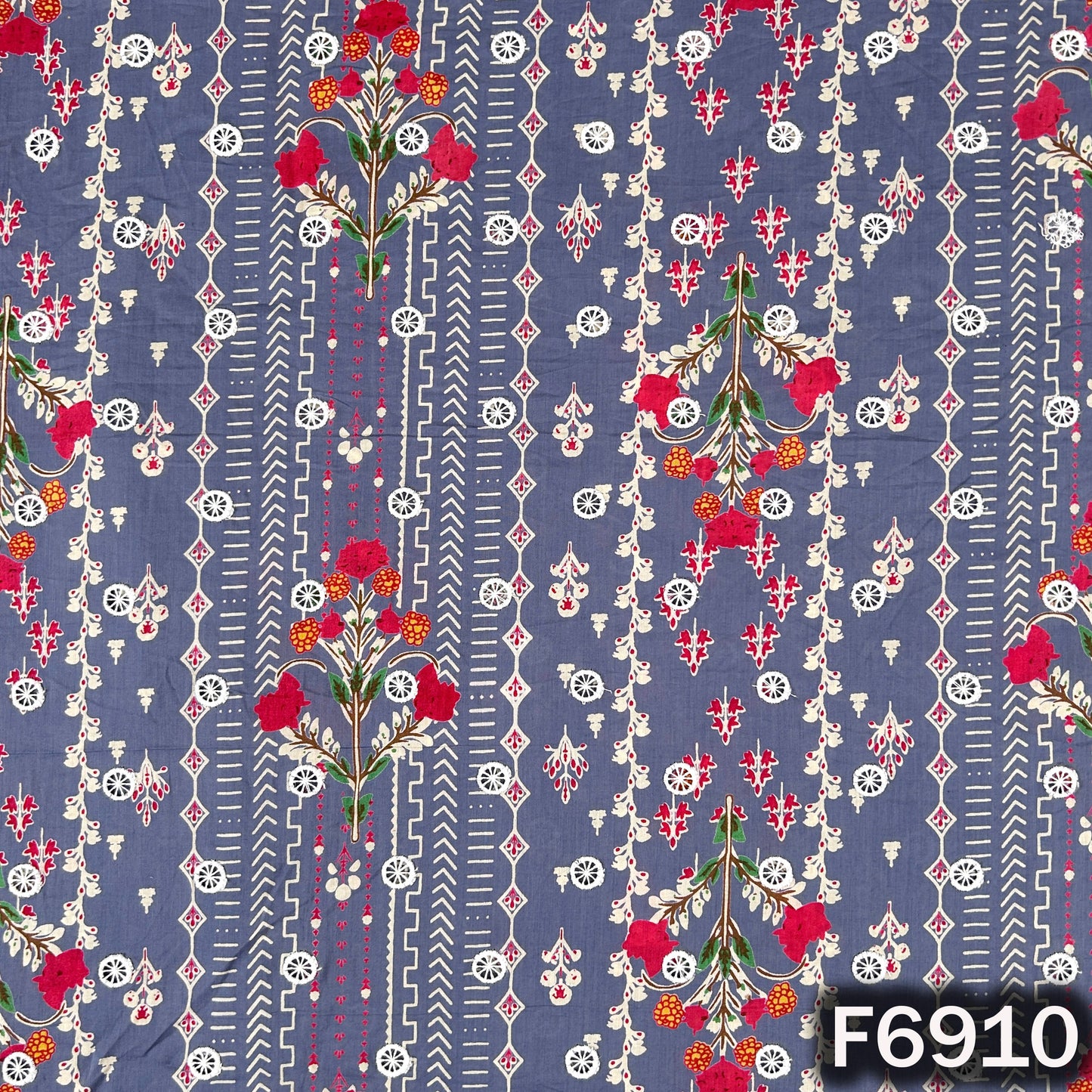 Digital Print Hakoba Cambric Cotton Fabric - F6910