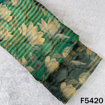 Digital Print Shimmer Tissue Fabric - F5420