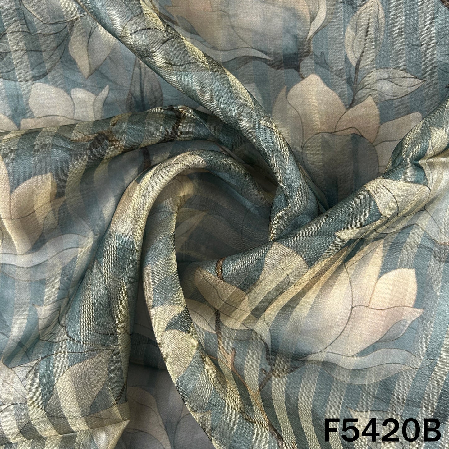 Digital Print Shimmer Tissue Fabric - F5420