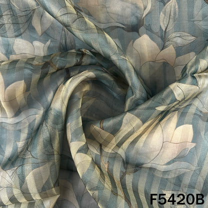 Digital Print Shimmer Tissue Fabric - F5420