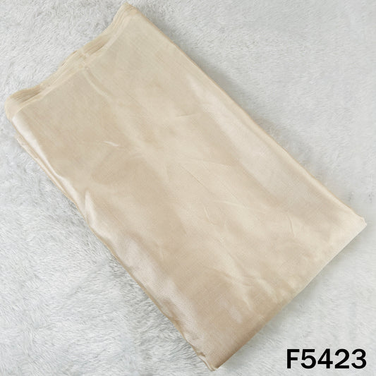 Zari Weave Pure Tissue Fabric - F5423