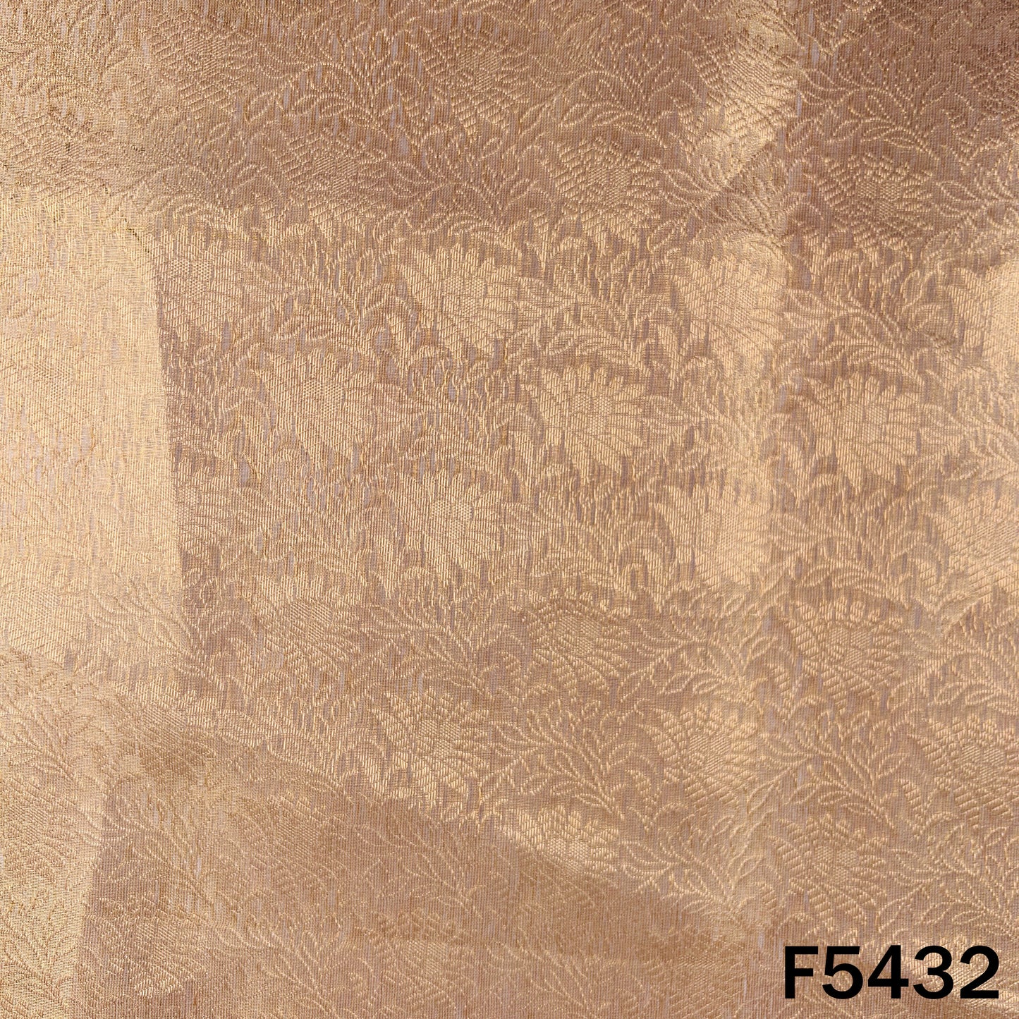 Zari Weave Pure Tissue Fabric - F5432