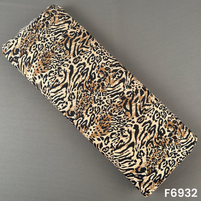 Tiger Print Rayon Fabric - F6932