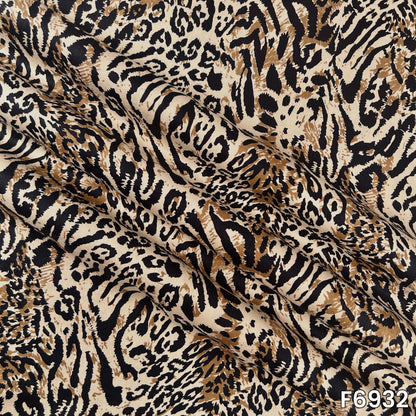 Tiger Print Rayon Fabric - F6932
