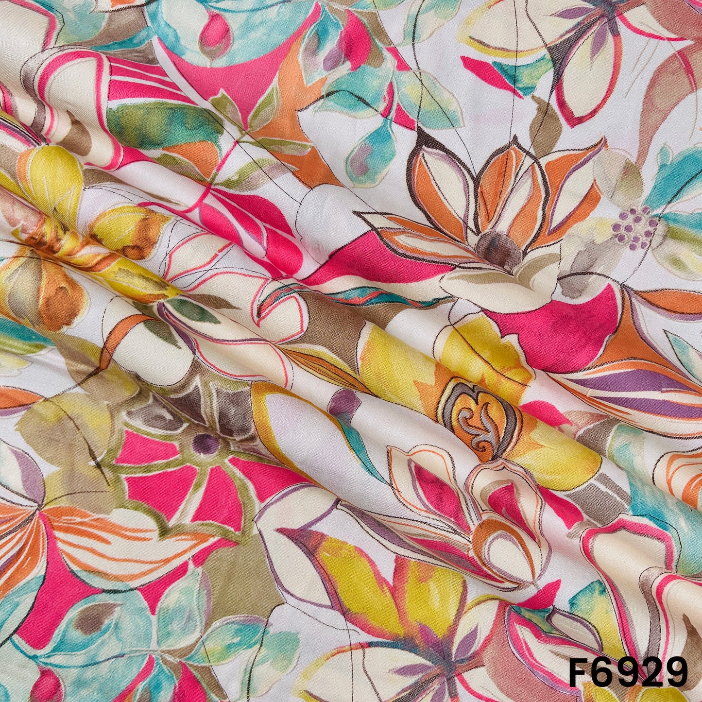 Printed Rayon Fabric - F6929