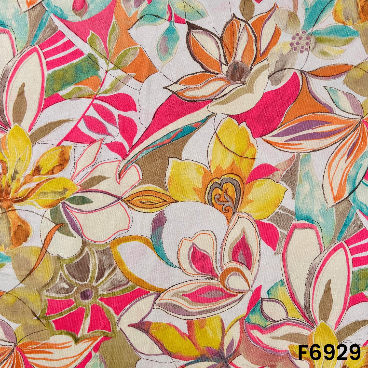 Printed Rayon Fabric - F6929