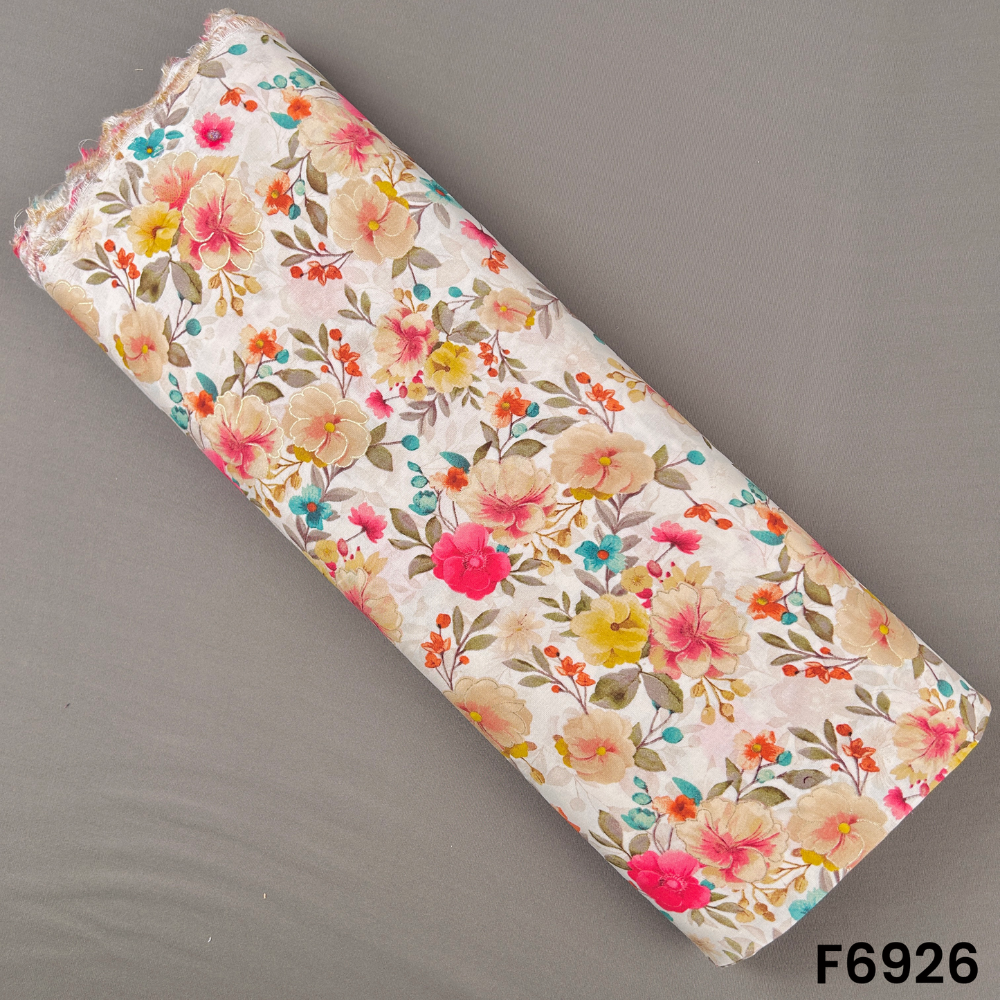 Foil Print Rayon Fabric - F6926