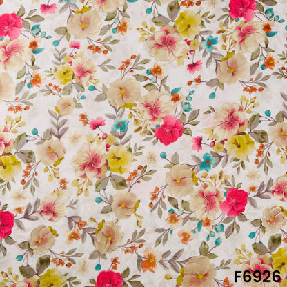 Foil Print Rayon Fabric - F6926