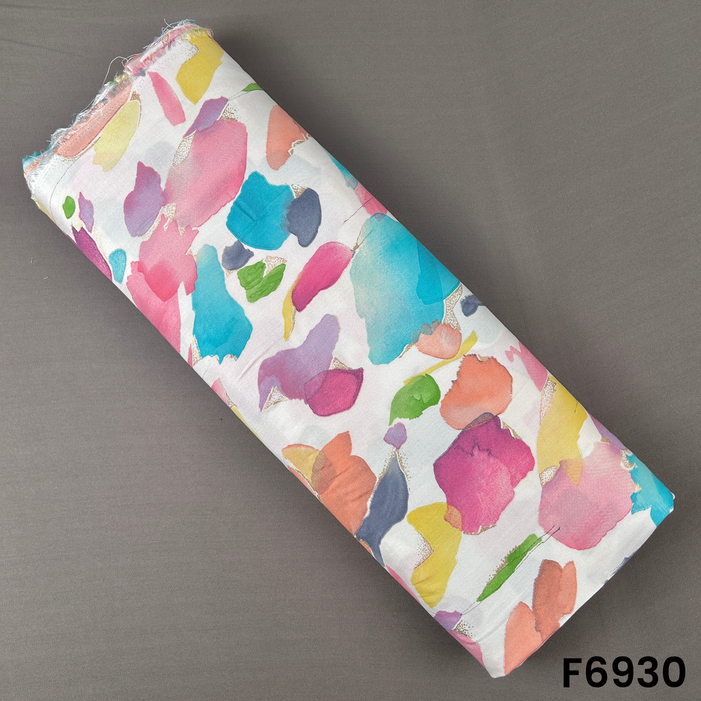Foil Print Rayon Fabric - F6930