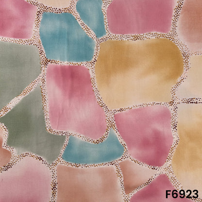 Foil Print Rayon Fabric - F6923