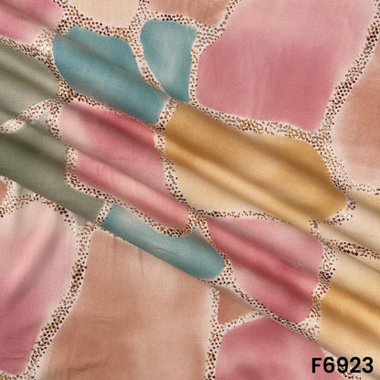 Foil Print Rayon Fabric - F6923