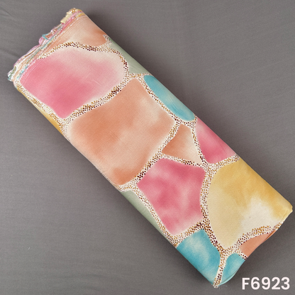 Foil Print Rayon Fabric - F6923