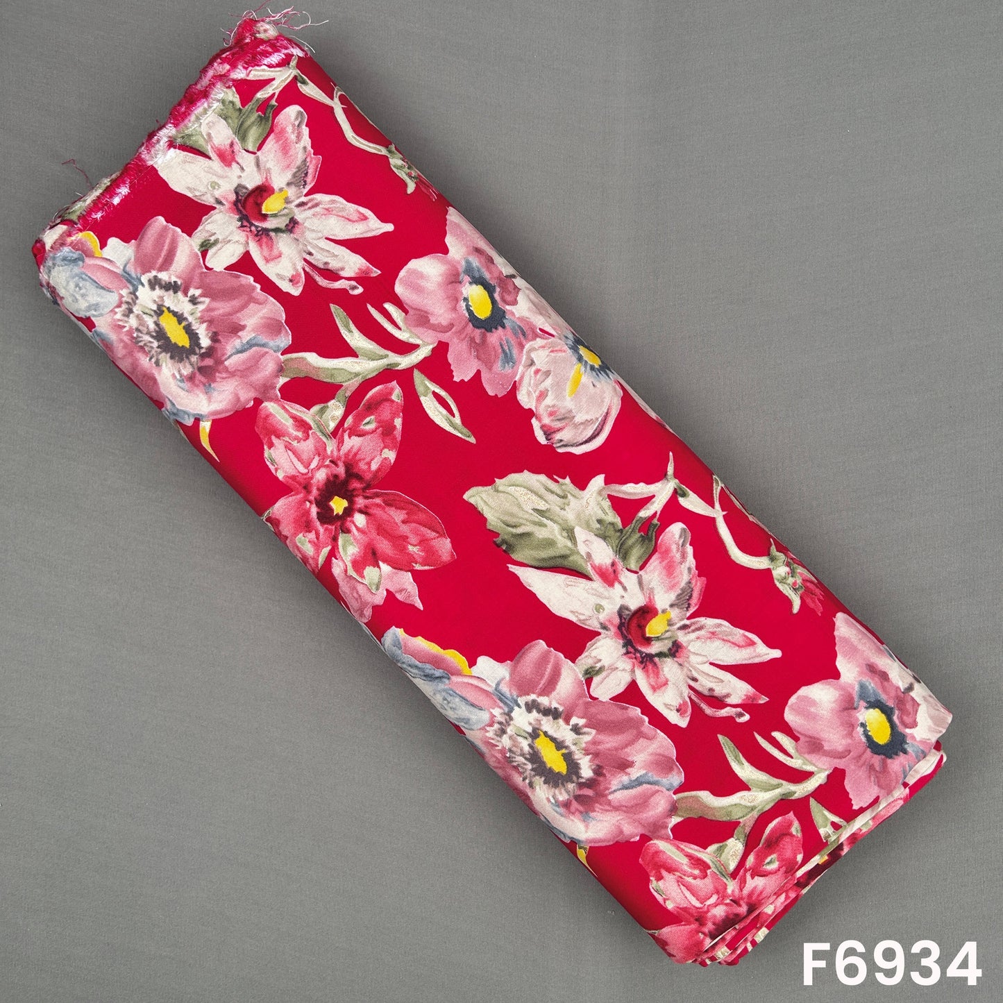 Foil Print Rayon Fabric - F6934