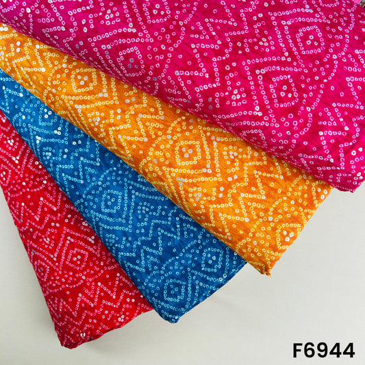 Foil Print Rayon Fabric - F6944