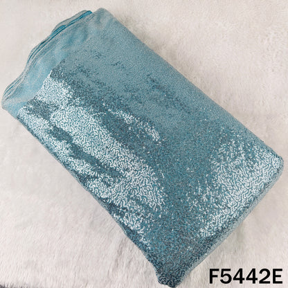 Sequins Work Shimmer Lycra Fabric - F5442