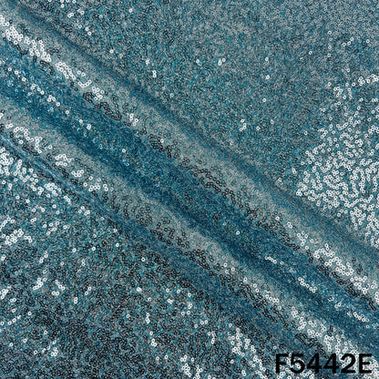 Sequins Work Shimmer Lycra Fabric - F5442
