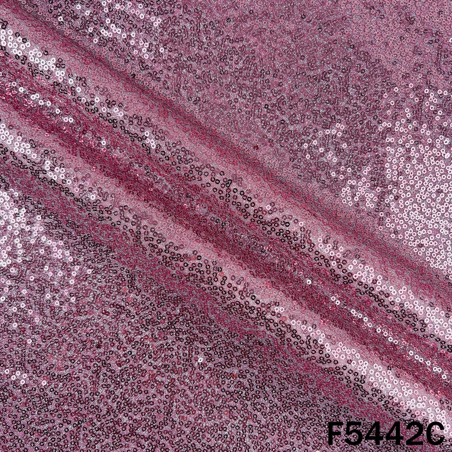 Sequins Work Shimmer Lycra Fabric - F5442