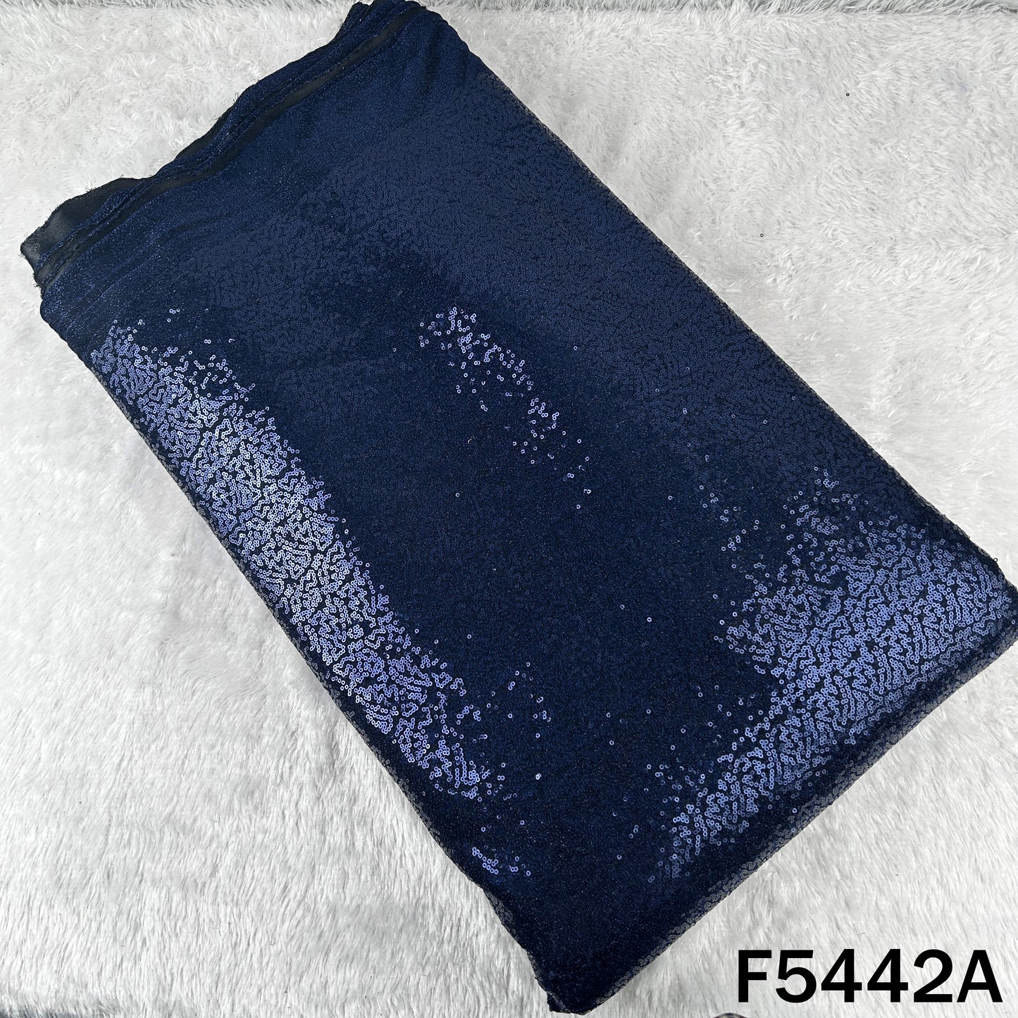 Sequins Work Shimmer Lycra Fabric - F5442