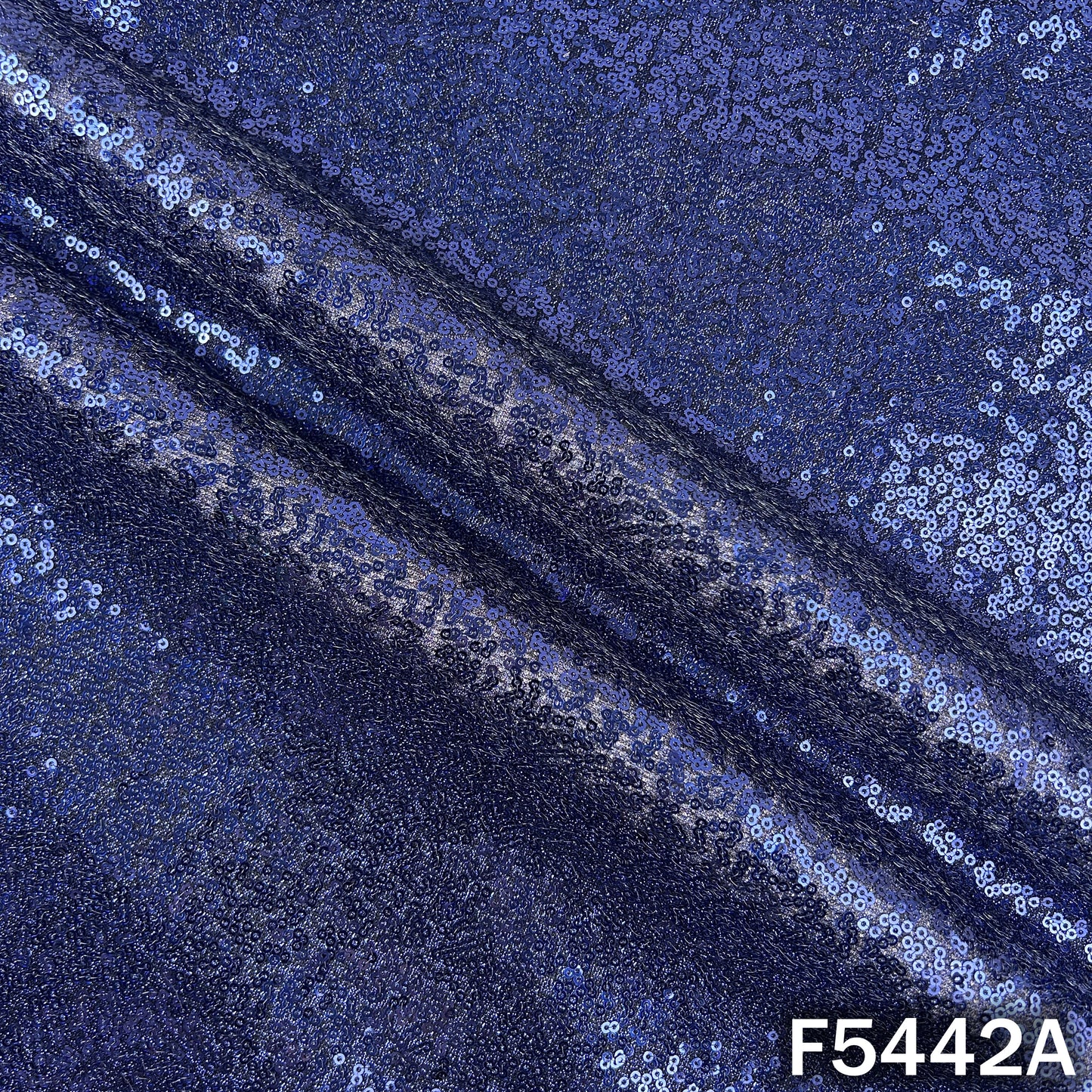 Sequins Work Shimmer Lycra Fabric - F5442