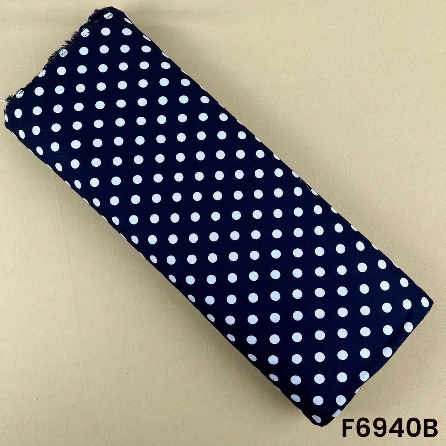 Polka Dot Rayon Fabric - F6940