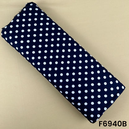 Polka Dot Rayon Fabric - F6940