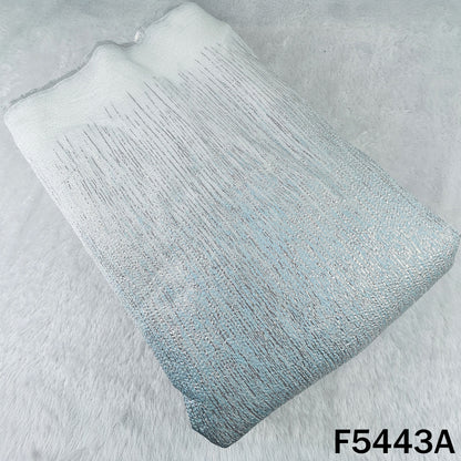 Zari Work Crush Tissue Fabric - F5443