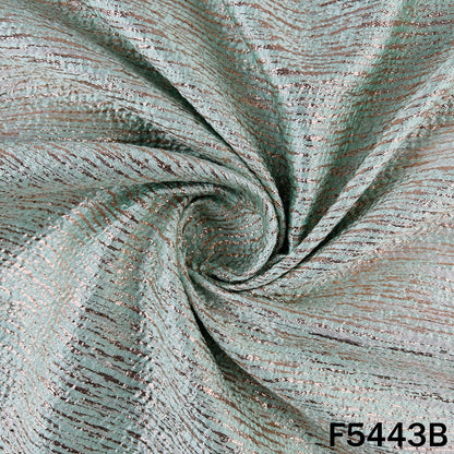 Zari Work Crush Tissue Fabric - F5443