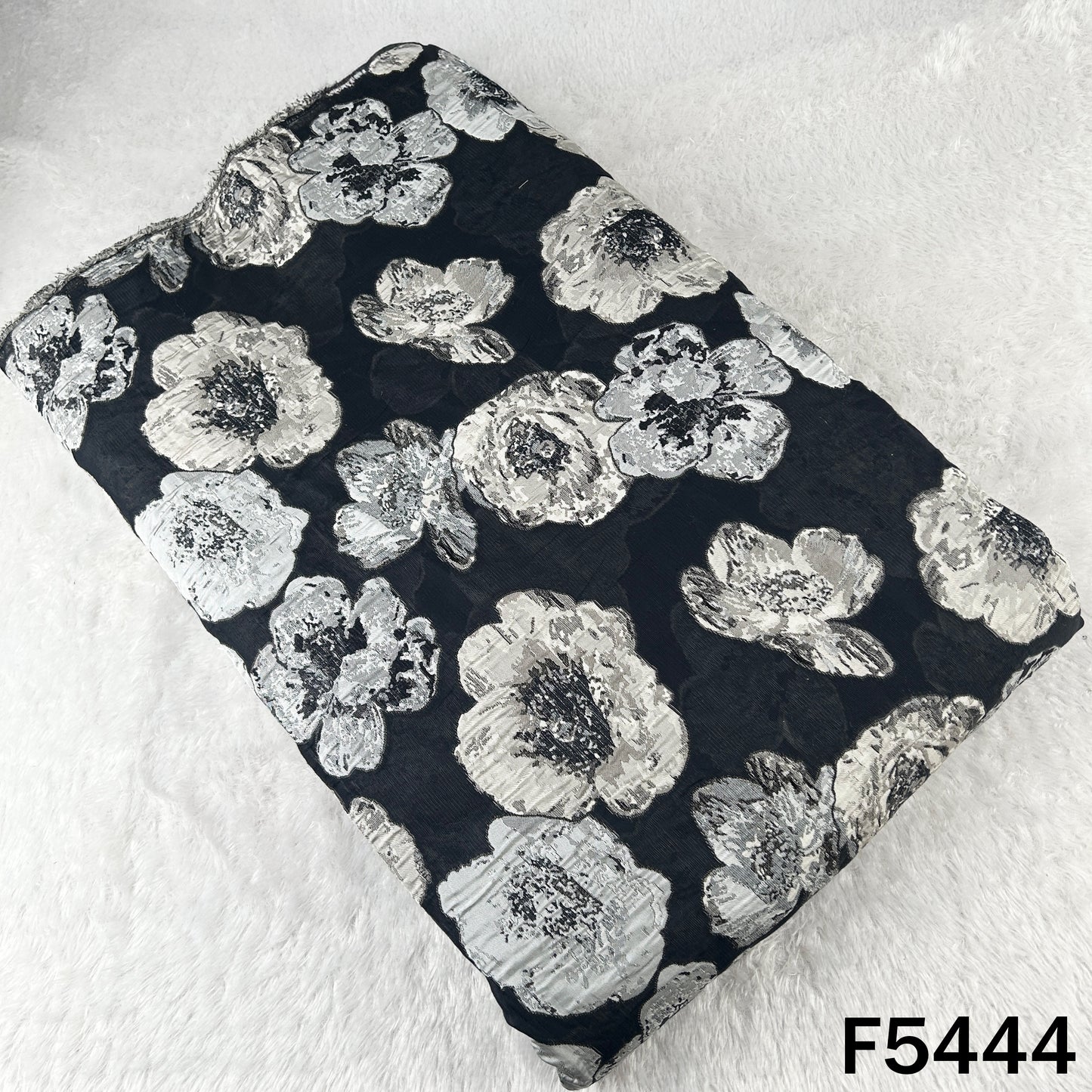 Imported 3D Work Jacquard Fabric - F5444