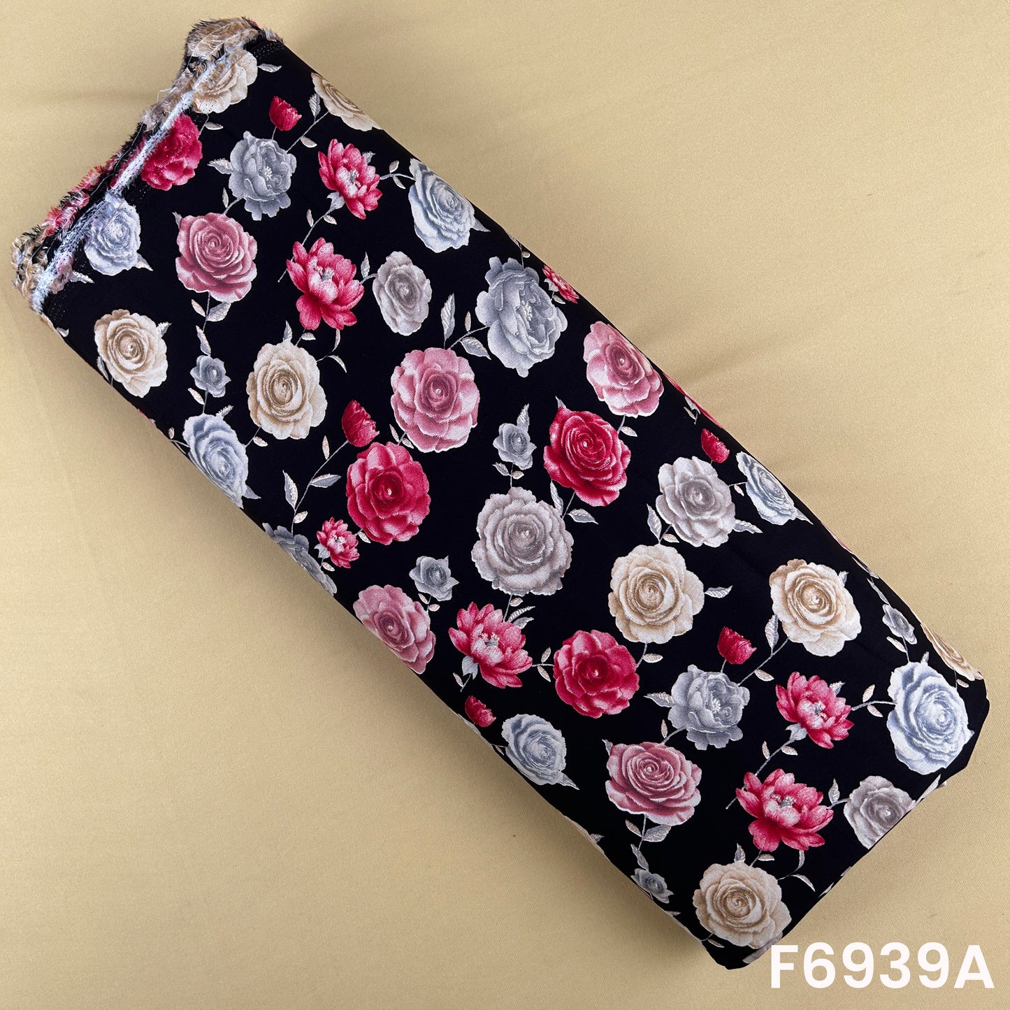 Foil Print Rayon Fabric - F6939